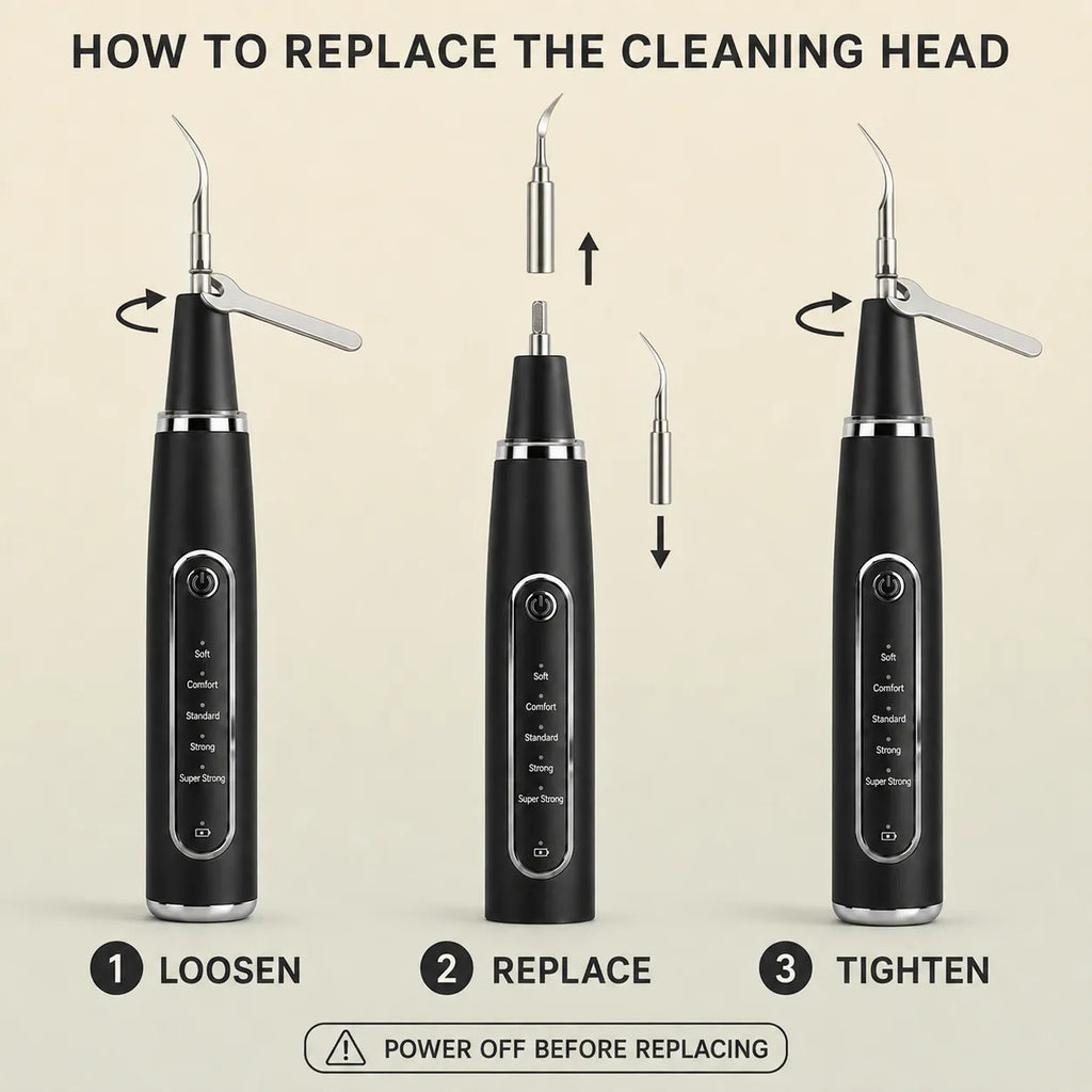 DeepSweep Replacement Cleaning Heads & Wrench Set