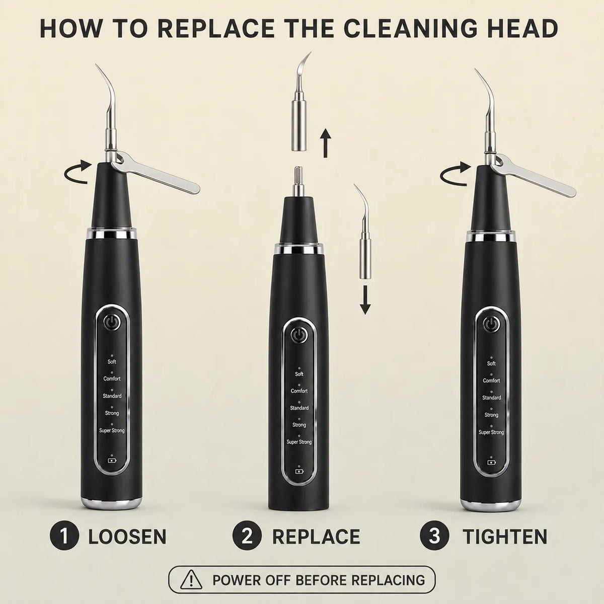 DeepSweep Replacement Cleaning Heads & Wrench Set