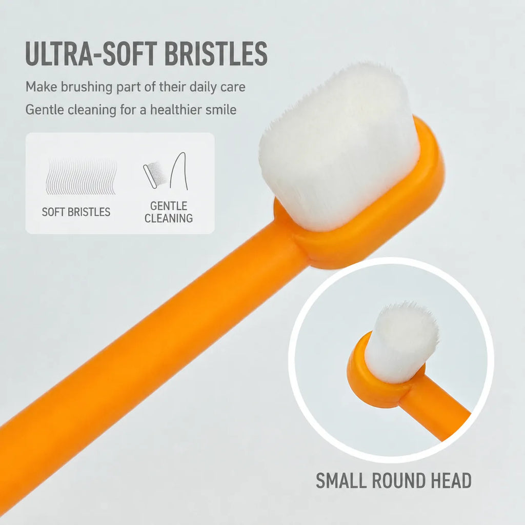 DeepSweep Soft-Bristle Dog Toothbrush Set – 2 Pack