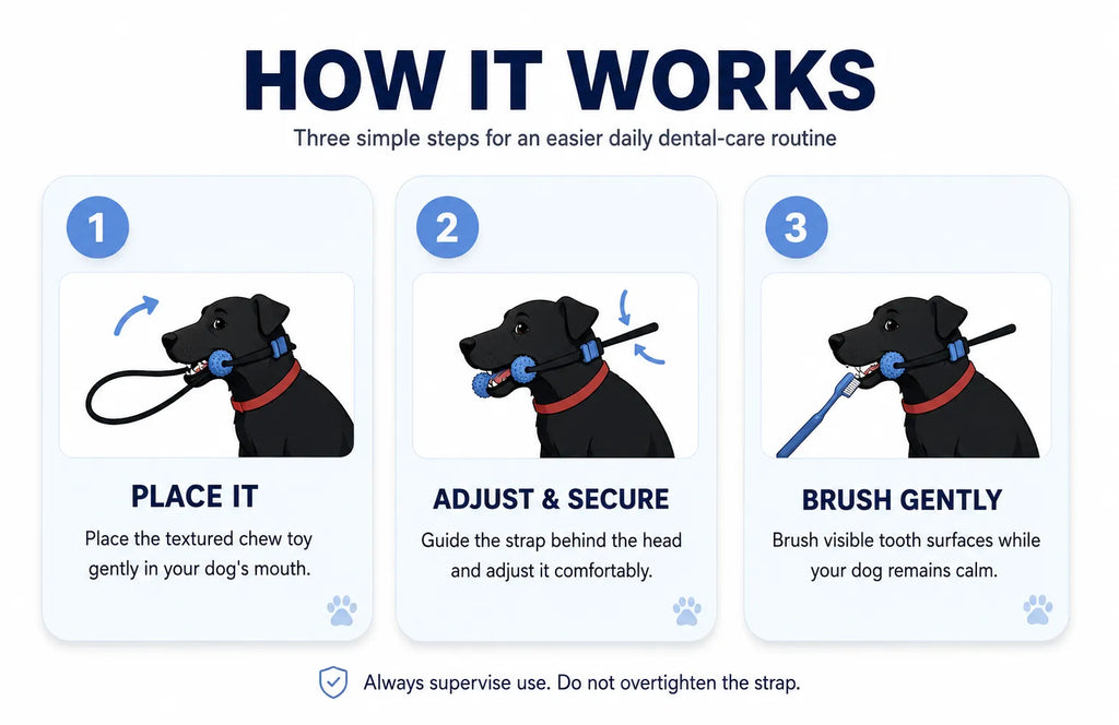 Dog Dental Chew Toy & Brushing Aid